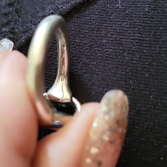 Hermes Paris Vintage Nausicca Ring, Authentic .925 Silver, Size 54 - Picture 7 of 15